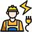 Icône électricien